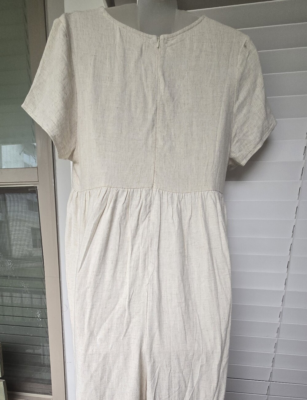 Natural Life Avery Wide-Leg Jumpsuit Tan Sz XS/small NWT - Picture 8 of 13